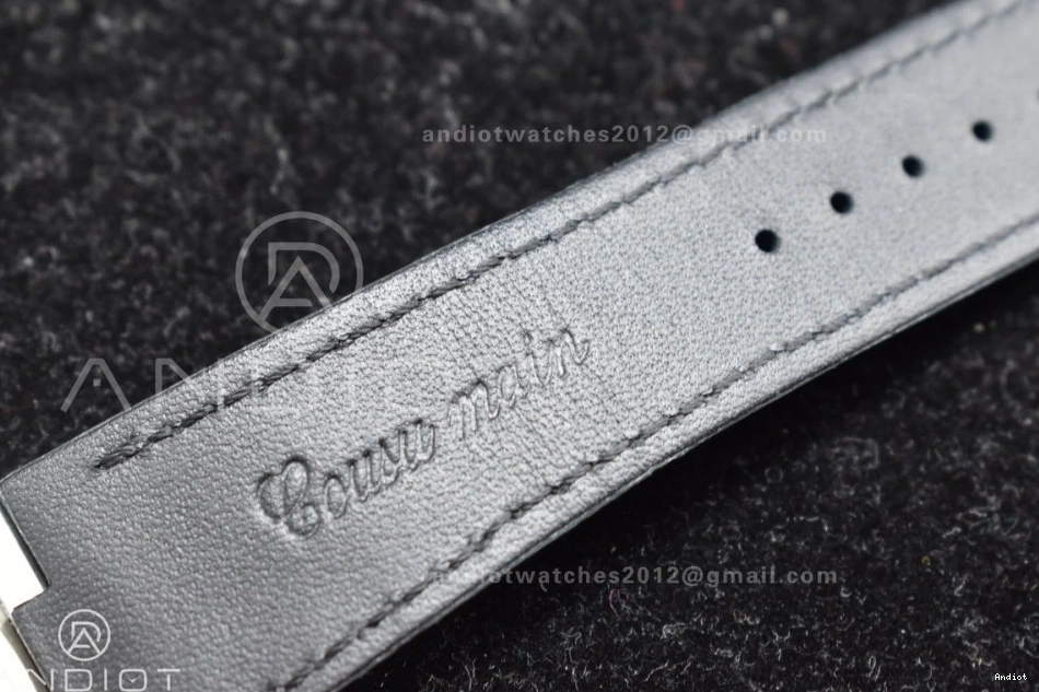 Black Dial on Black Maker Strap Rubber 8F SS Overseas 0501